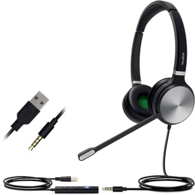 Yealink UH36 Wired USB Stereo UC Headset